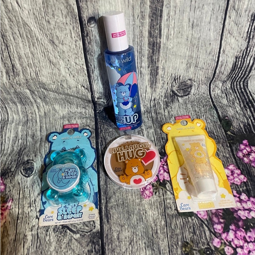 NEW Limited Edition Care Bear Makeup Lot